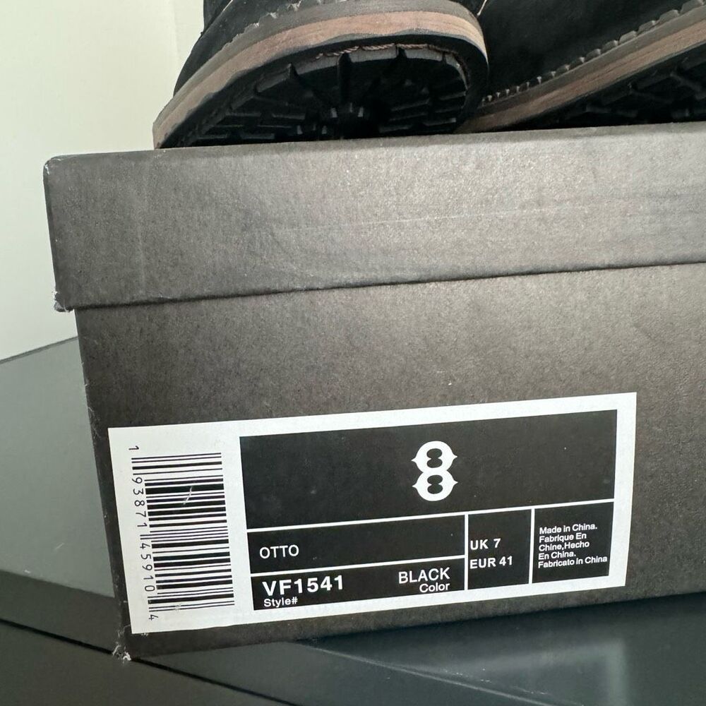 NIB Vintage Foundry Co Black Otto Suede Leather Lace Up Boots Size 8 Chukka - Picture 9 of 11